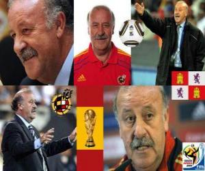 Puzzle Vicente del Bosque η ισπανική Εθνική Ομάδα Προπονητής